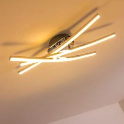 Hofstein Atome Deckenleuchte LED Chrom, 3-flammig -LED Leuchten Verkäufe 2022 atome deckenleuchte h3001295 10