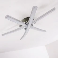 Hofstein Atome Deckenleuchte LED Chrom, 3-flammig -LED Leuchten Verkäufe 2022 atome deckenleuchte h3001295 18