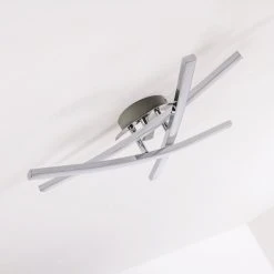 Hofstein Atome Deckenleuchte LED Chrom, 3-flammig -LED Leuchten Verkäufe 2022 atome deckenleuchte h3001295 3