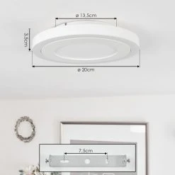 Hofstein Audrieu Deckenleuchte LED Weiß, 2-flammig -LED Leuchten Verkäufe 2022 audrieu deckenleuchte h3653609 3