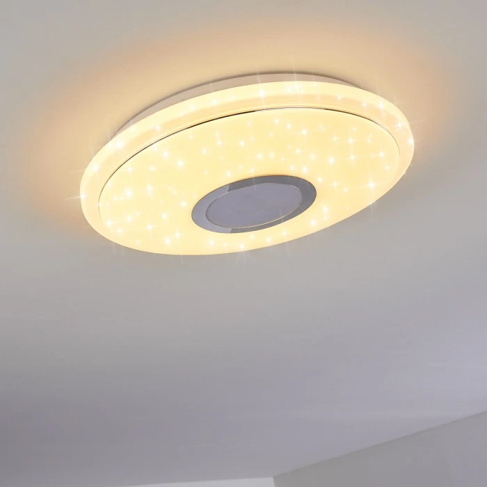 Hofstein Auxerre Deckenleuchte LED Weiß, 1-flammig 12 Hofstein Auxerre Deckenleuchte LED Weiß, 1-flammig – Bild 12