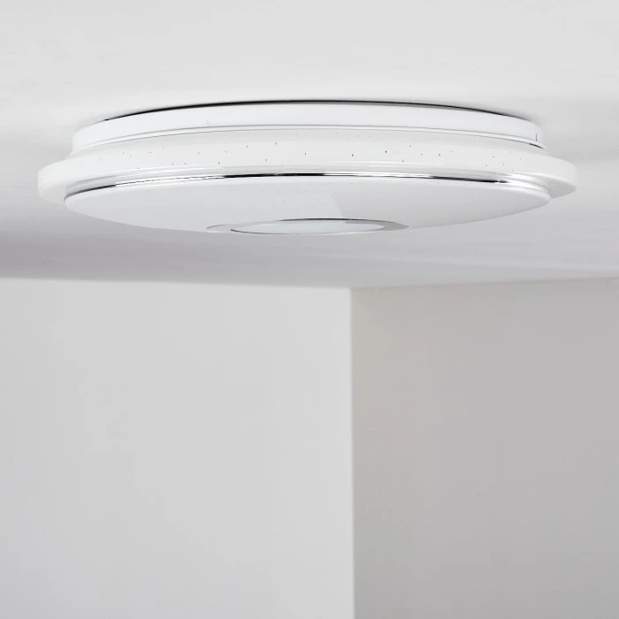 Hofstein Auxerre Deckenleuchte LED Weiß, 1-flammig 15 Hofstein Auxerre Deckenleuchte LED Weiß, 1-flammig – Bild 15