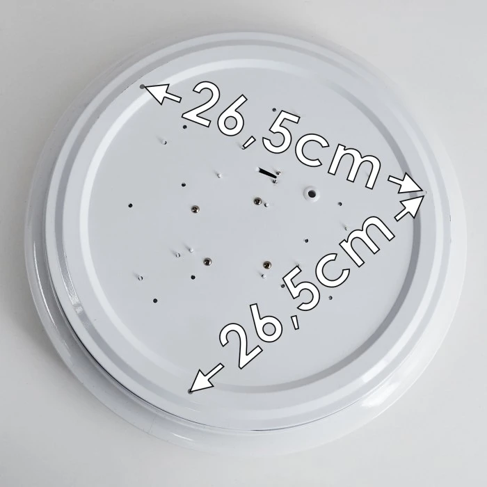 Hofstein Auxerre Deckenleuchte LED Weiß, 1-flammig 20 Hofstein Auxerre Deckenleuchte LED Weiß, 1-flammig – Bild 20