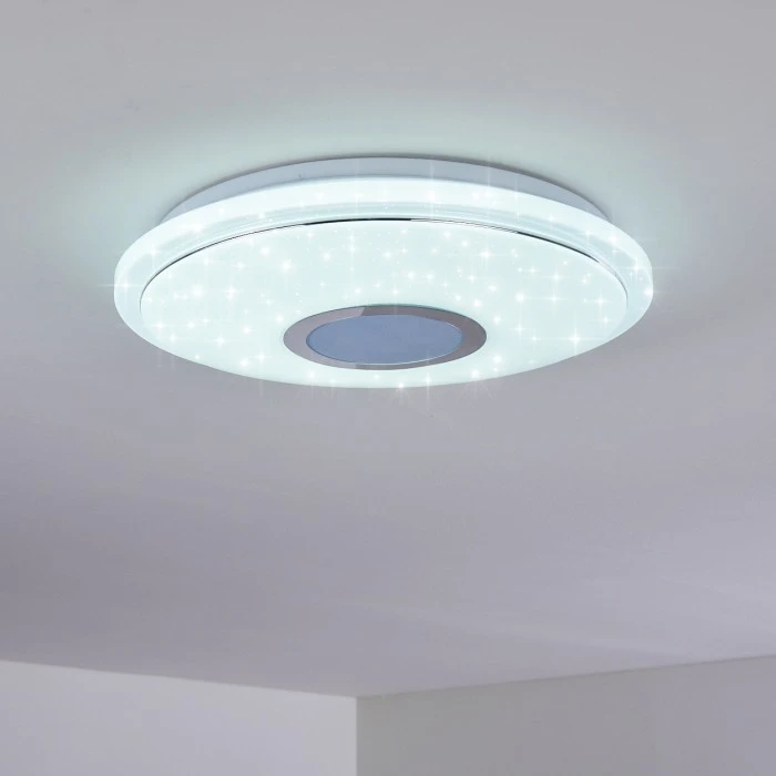 Hofstein Auxerre Deckenleuchte LED Weiß, 1-flammig 9 Hofstein Auxerre Deckenleuchte LED Weiß, 1-flammig – Bild 9