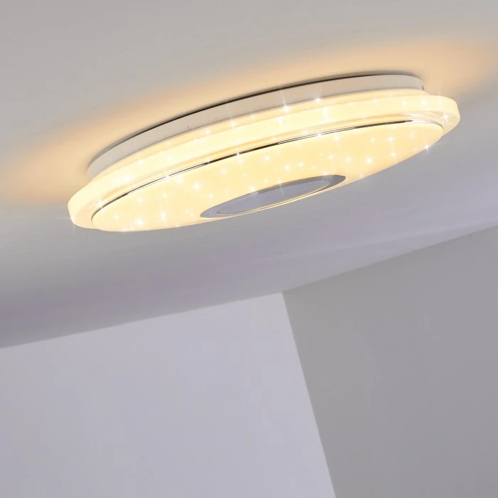 Hofstein Auxerre Deckenleuchte LED Weiß, 1-flammig 10 Hofstein Auxerre Deckenleuchte LED Weiß, 1-flammig – Bild 10