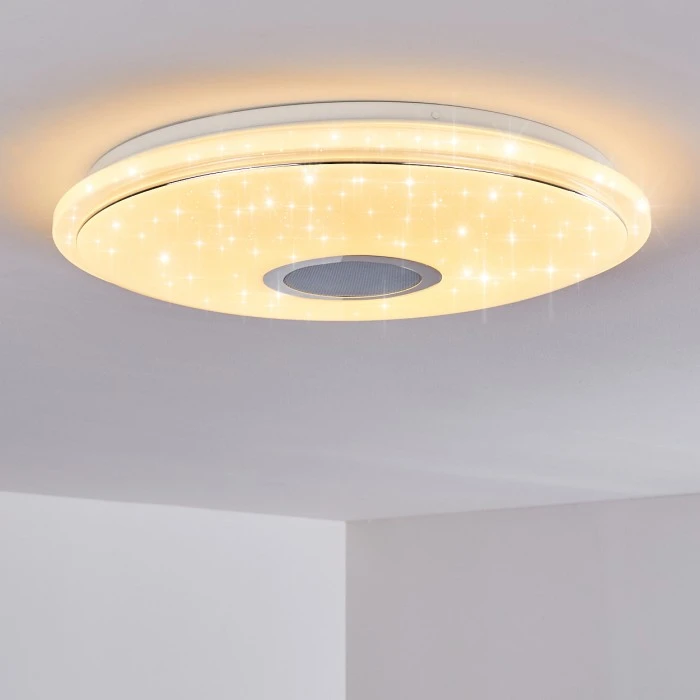 Hofstein Auxerre Deckenleuchte LED Weiß, 1-flammig 3 Hofstein Auxerre Deckenleuchte LED Weiß, 1-flammig – Bild 3