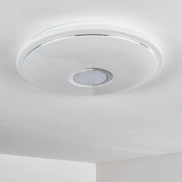 Hofstein Auxerre Deckenleuchte LED Weiß, 1-flammig 5 Hofstein Auxerre Deckenleuchte LED Weiß, 1-flammig – Bild 5