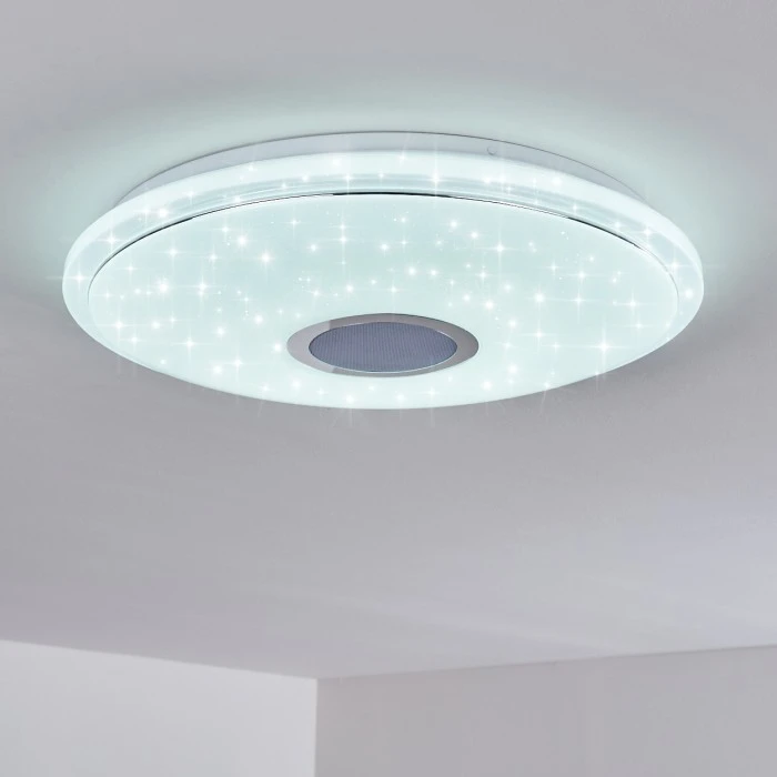 Hofstein Auxerre Deckenleuchte LED Weiß, 1-flammig 8 Hofstein Auxerre Deckenleuchte LED Weiß, 1-flammig – Bild 8