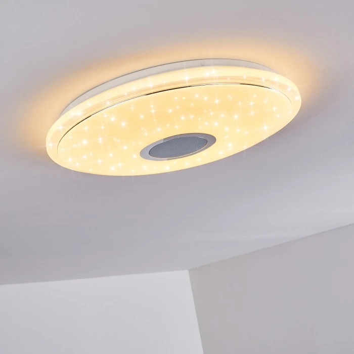 Hofstein Auxerre Deckenleuchte LED Weiß, 1-flammig 10 Hofstein Auxerre Deckenleuchte LED Weiß, 1-flammig – Bild 10