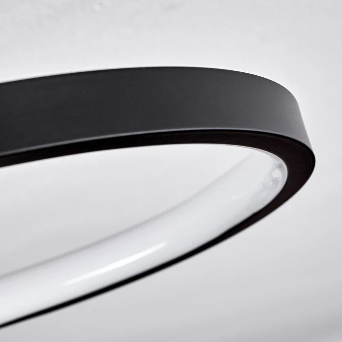 Hofstein Avelal Deckenleuchte LED Schwarz, Naturfarben, 1-flammig 3 Hofstein Avelal Deckenleuchte LED Schwarz, Naturfarben, 1-flammig – Bild 3