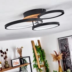 Hofstein Avelal Deckenleuchte LED Schwarz, Naturfarben, 1-flammig 14 Hofstein Avelal Deckenleuchte LED Schwarz, Naturfarben, 1-flammig -LED Leuchten Verkäufe 2022 avelal deckenleuchte h3460320 4