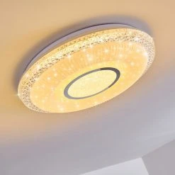 Hofstein Avoriaz Deckenleuchte LED Wei&szlig;, 2-flammig, Fernbedienung, Farbwechsler -LED Leuchten Verkäufe 2022 avoriaz deckenleuchte h3331323 5