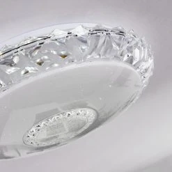 Hofstein Avoriaz Deckenleuchte LED Weiß, Transparent, Klar, 1-flammig, Fernbedienung -LED Leuchten Verkäufe 2022 avoriaz deckenleuchte h3391433 2