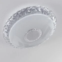 Hofstein Avoriaz Deckenleuchte LED Weiß, Transparent, Klar, 1-flammig, Fernbedienung -LED Leuchten Verkäufe 2022 avoriaz deckenleuchte h3391433 7