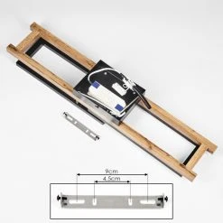 Hofstein Ayajasco Deckenleuchte LED Schwarz, Naturfarben, 1-flammig -LED Leuchten Verkäufe 2022 ayajasco deckenleuchte h3562079 4