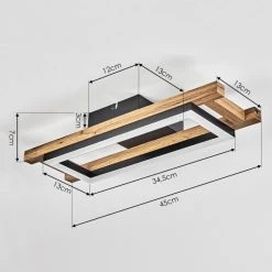 Hofstein Ayajasco Deckenleuchte LED Schwarz, Naturfarben, 1-flammig 19 Hofstein Ayajasco Deckenleuchte LED Schwarz, Naturfarben, 1-flammig -LED Leuchten Verkäufe 2022 ayajasco deckenleuchte h3562093 9
