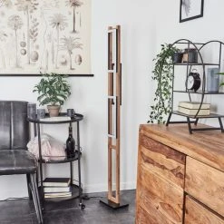 Hofstein Ayajasco Stehleuchte LED Schwarz, Holzoptik, Naturfarben, 1-flammig -LED Leuchten Verkäufe 2022 ayajasco stehleuchte h3571620 11