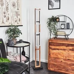 Hofstein Ayajasco Stehleuchte LED Schwarz, Holzoptik, Naturfarben, 1-flammig -LED Leuchten Verkäufe 2022 ayajasco stehleuchte h3571620 9