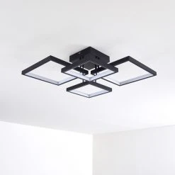Hofstein Bacolod Deckenleuchte LED Schwarz, 1-flammig -LED Leuchten Verkäufe 2022 bacolod deckenleuchte h3313657 11