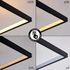 Hofstein Bacolod Deckenleuchte LED Schwarz, 1-flammig -LED Leuchten Verkäufe 2022 bacolod deckenleuchte h3313657 12