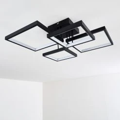 Hofstein Bacolod Deckenleuchte LED Schwarz, 1-flammig -LED Leuchten Verkäufe 2022 bacolod deckenleuchte h3313657 16