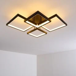 Hofstein Bacolod Deckenleuchte LED Schwarz, 1-flammig -LED Leuchten Verkäufe 2022 bacolod deckenleuchte h3313657 2