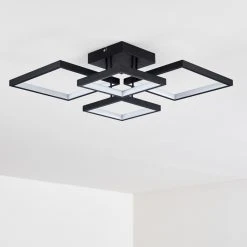 Hofstein Bacolod Deckenleuchte LED Schwarz, 1-flammig -LED Leuchten Verkäufe 2022 bacolod deckenleuchte h3313657 5