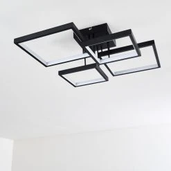 Hofstein Bacolod Deckenleuchte LED Schwarz, 1-flammig -LED Leuchten Verkäufe 2022 bacolod deckenleuchte h3313657 7