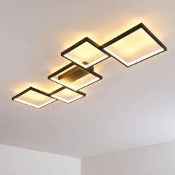 Hofstein Bacolod Deckenleuchte LED Schwarz, 1-flammig -LED Leuchten Verkäufe 2022 bacolod deckenleuchte h3313671 17