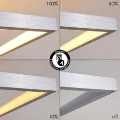 Hofstein Bacolod Deckenleuchte LED Aluminium, 1-flammig -LED Leuchten Verkäufe 2022 bacolod deckenleuchte h3313794 12