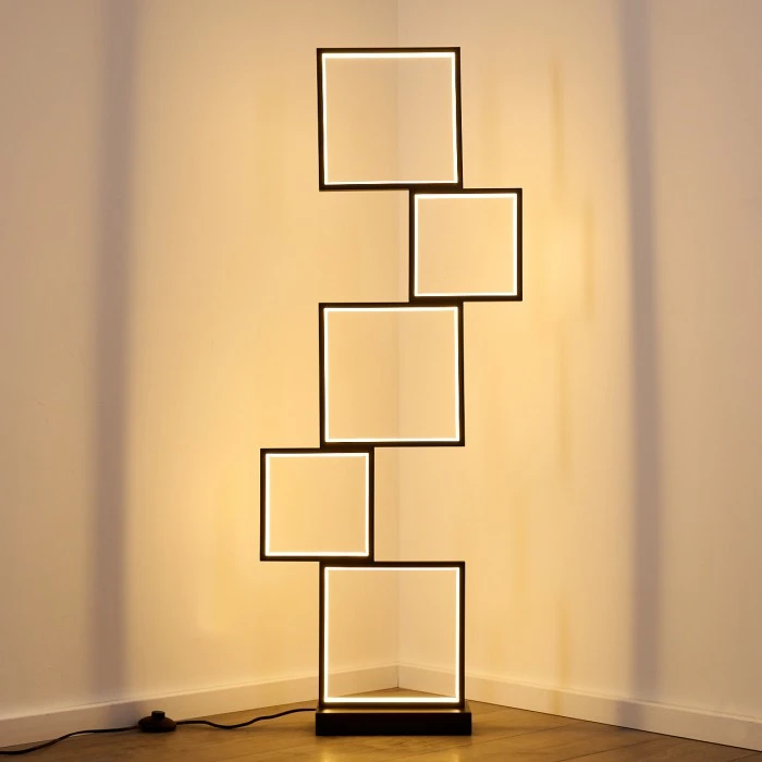 Hofstein Bacolod Stehleuchte LED Schwarz, 1-flammig 3 Hofstein Bacolod Stehleuchte LED Schwarz, 1-flammig – Bild 3