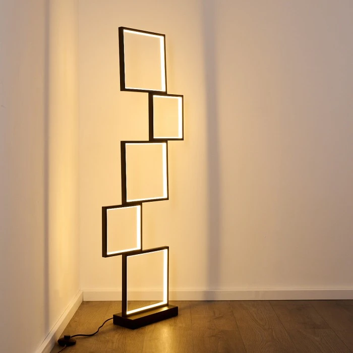 Hofstein Bacolod Stehleuchte LED Schwarz, 1-flammig 5 Hofstein Bacolod Stehleuchte LED Schwarz, 1-flammig – Bild 5