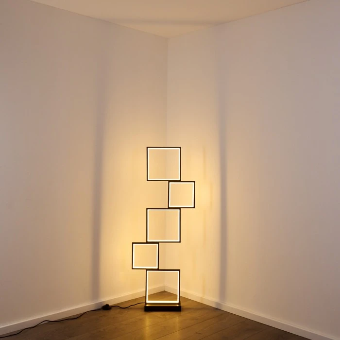 Hofstein Bacolod Stehleuchte LED Schwarz, 1-flammig 7 Hofstein Bacolod Stehleuchte LED Schwarz, 1-flammig – Bild 7