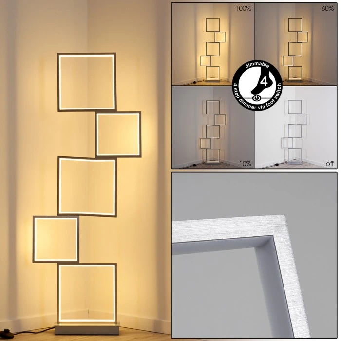 Hofstein Bacolod Stehleuchte LED Aluminium, 1-flammig 1 Hofstein Bacolod Stehleuchte LED Aluminium, 1-flammig