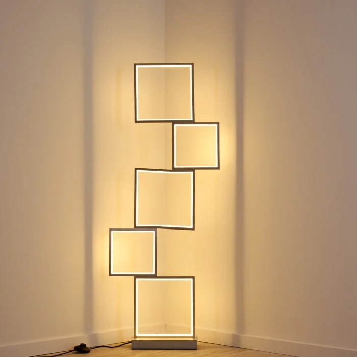 Hofstein Bacolod Stehleuchte LED Aluminium, 1-flammig 3 Hofstein Bacolod Stehleuchte LED Aluminium, 1-flammig – Bild 3