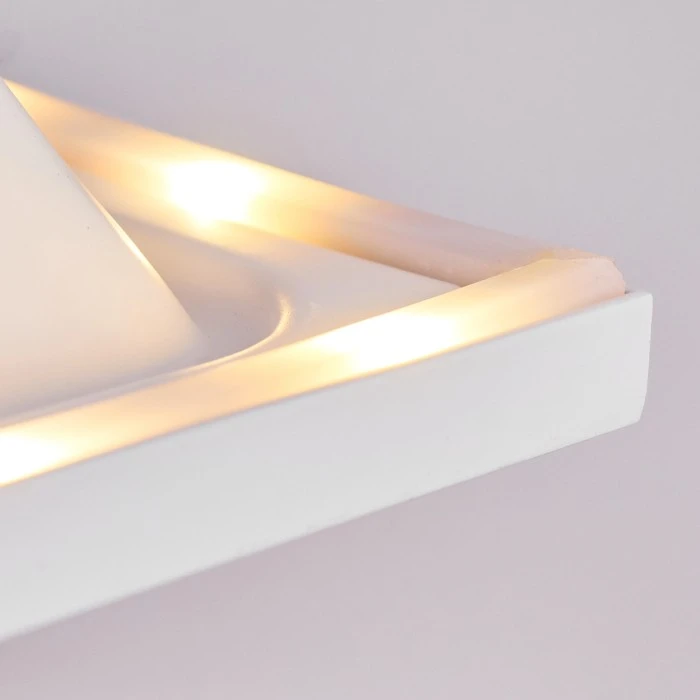 Hofstein Badia LED Panel Weiß, 2-flammig 3 Hofstein Badia LED Panel Weiß, 2-flammig – Bild 3