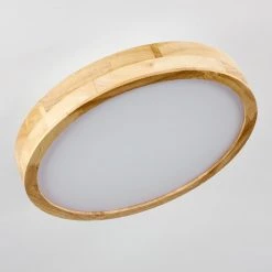 Hofstein Bagaha Deckenleuchte LED Holz hell, 1-flammig, Fernbedienung -LED Leuchten Verkäufe 2022 bagaha deckenleuchte h3313121 4