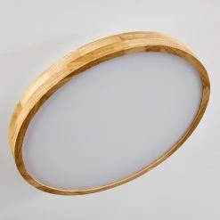 Hofstein Bagaha Deckenleuchte LED Holz hell, 1-flammig, Fernbedienung -LED Leuchten Verkäufe 2022 bagaha deckenleuchte h3313145 4