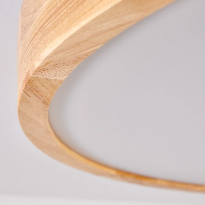 Hofstein Bagaha Deckenleuchte LED Braun, Holzoptik, 1-flammig, Fernbedienung 6 Hofstein Bagaha Deckenleuchte LED Braun, Holzoptik, 1-flammig, Fernbedienung – Bild 6