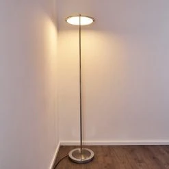 Hofstein Baise Deckenfluter LED Nickel-Matt, 1-flammig -LED Leuchten Verkäufe 2022 baise deckenfluter h3314272 16