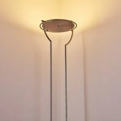 Hofstein Baise Deckenfluter LED Nickel-Matt, 1-flammig -LED Leuchten Verkäufe 2022 baise deckenfluter h3314272 18