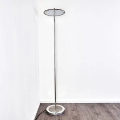 Hofstein Baise Deckenfluter LED Nickel-Matt, 1-flammig -LED Leuchten Verkäufe 2022 baise deckenfluter h3314272 25