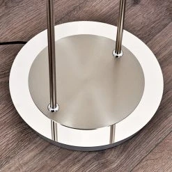 Hofstein Baise Deckenfluter LED Nickel-Matt, 1-flammig -LED Leuchten Verkäufe 2022 baise deckenfluter h3314272 27