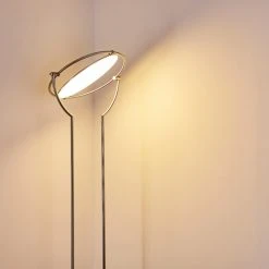 Hofstein Baise Deckenfluter LED Nickel-Matt, 1-flammig -LED Leuchten Verkäufe 2022 baise deckenfluter h3314272 5