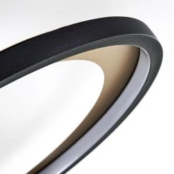 Hofstein Baiyin Deckenleuchte LED Schwarz-Gold, 1-flammig -LED Leuchten Verkäufe 2022 baiyin deckenleuchte h3323571 16