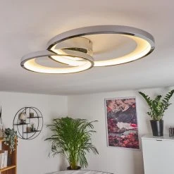 Hofstein Baiyin Deckenleuchte LED Chrom, 1-flammig -LED Leuchten Verkäufe 2022 baiyin deckenleuchte h3416303 6