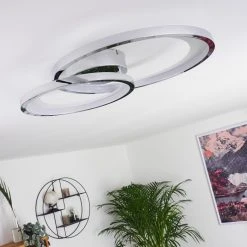 Hofstein Baiyin Deckenleuchte LED Chrom, 1-flammig -LED Leuchten Verkäufe 2022 baiyin deckenleuchte h3416303 9