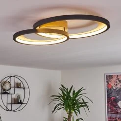 Hofstein Baiyin Deckenleuchte LED Gold, 1-flammig -LED Leuchten Verkäufe 2022 baiyin deckenleuchte h3416341 11