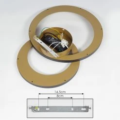 Hofstein Baiyin Deckenleuchte LED Gold, 1-flammig -LED Leuchten Verkäufe 2022 baiyin deckenleuchte h3416341 4