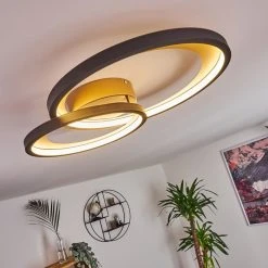 Hofstein Baiyin Deckenleuchte LED Gold, 1-flammig -LED Leuchten Verkäufe 2022 baiyin deckenleuchte h3416341 6